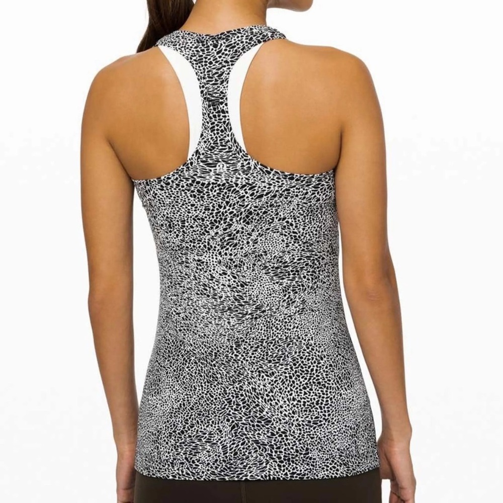 Lululemon Black and White Racerback Top